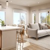 Open space living area with natural lighting